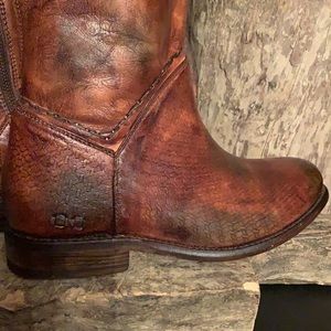 BedStu Tall Boots Manchester S Teak Rowan  NEW